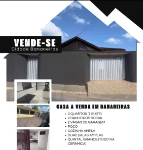 Casa com 3 Quartos à venda, 10m² no , Bananeiras