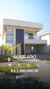 Casa de Condomínio com 3 Quartos à venda, 224m² no Jardim Cristal, Aparecida de Goiânia