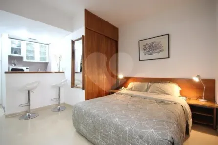 Flat com 1 Quarto para alugar, 24m² no Moema, São Paulo