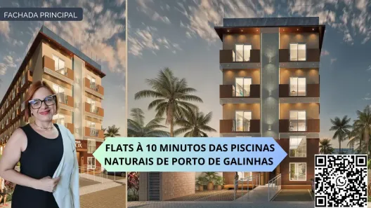 Apartamento com 1 Quarto à venda, 19m² no Porto de Galinhas, Ipojuca