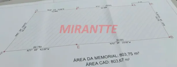 Lote/Terreno à venda, 803m² no Vila Guilherme, São Paulo