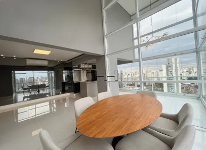 Apartamento com 3 Quartos para alugar, 137m² no Brooklin Paulista, São Paulo