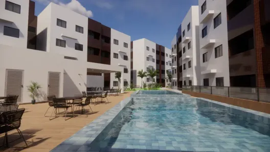 Apartamento com 2 Quartos à venda, 49m² no José Américo de Almeida, João Pessoa