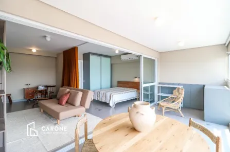 Apartamento com 1 Quarto para venda ou aluguel, 57m² no Pinheiros, São Paulo