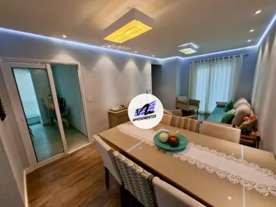 Apartamento com 3 Quartos para alugar, 91m² no Campestre, Santo André