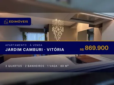 Apartamento com 3 Quartos à venda, 89m² no Jardim Camburi, Vitória