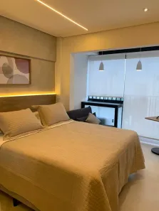 Apartamento com 1 Quarto para alugar, 25m² no Santo Amaro, São Paulo
