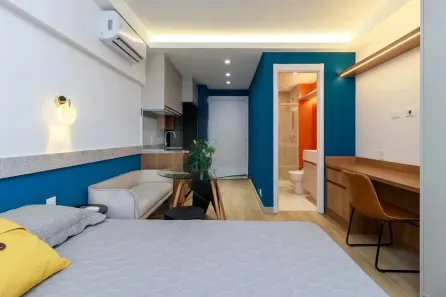 Kitnet com 1 Quarto à venda, 24m² no Brooklin Paulista, São Paulo