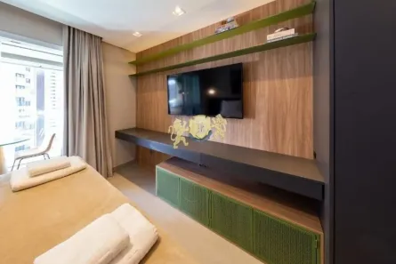Flat com 1 Quarto à venda, 29m² no Indianópolis, São Paulo