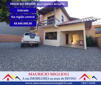 Casa com 3 Quartos à venda, 230m² no Praia do Ervino, São Francisco do Sul