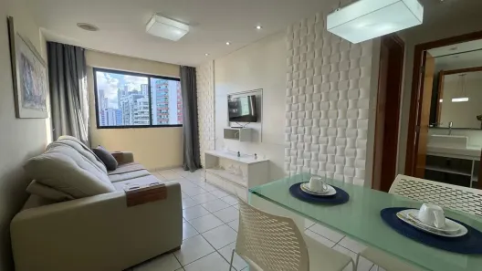 Apartamento com 1 Quarto para alugar, 40m² no Tambaú, João Pessoa