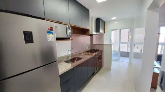Apartamento com 1 Quarto para alugar, 54m² no Boqueirão, Praia Grande