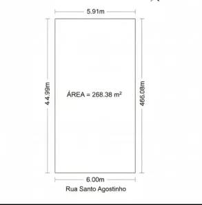 Lote/Terreno à venda, 269m² no Vila Antônio Augusto Luiz, Caçapava