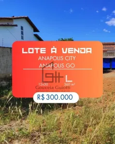 Lote/Terreno à venda, 360m² no Anápolis City, Anápolis
