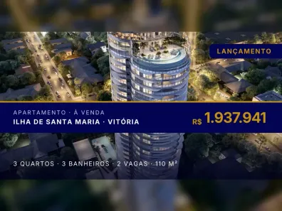 Apartamento com 3 Quartos à venda, 110m² no Ilha de Santa Maria, Vitória