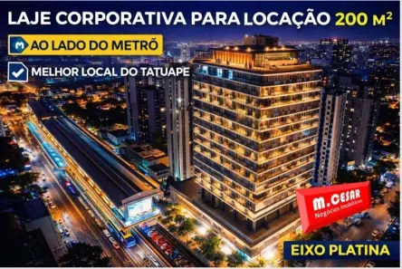 Sala Comercial para alugar, 200m² no Tatuapé, São Paulo