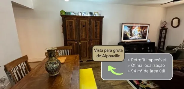 Apartamento com 3 Quartos à venda, 94m² no Alphaville Centro Industrial e Empresarial/Alphaville., Barueri