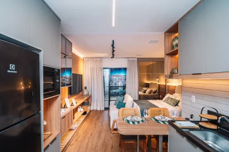 Apartamento com 1 Quarto à venda, 31m² no Morro da Glória, Juiz de Fora