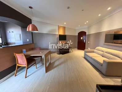 Apartamento com 1 Quarto para alugar, 50m² no Gonzaga, Santos