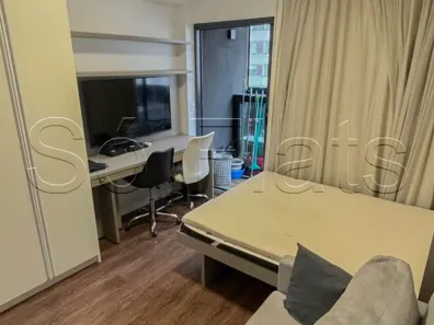 Apartamento com 1 Quarto para alugar, 34m² no Indianópolis, São Paulo
