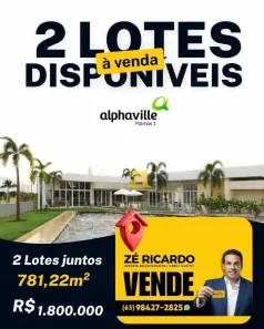 Lote/Terreno à venda, 781m² no Plano Diretor Sul, Palmas