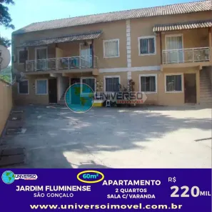 Apartamento com 2 Quartos à venda, 60m² no Jardim Fluminense, São Gonçalo