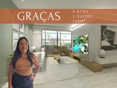 Apartamento com 4 Quartos à venda, 125m² no Espinheiro, Recife