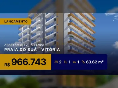 Apartamento com 2 Quartos à venda, 63m² no Praia do Suá, Vitória