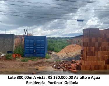 Lote/Terreno à venda, 300m² no Residencial Portinari, Goiânia