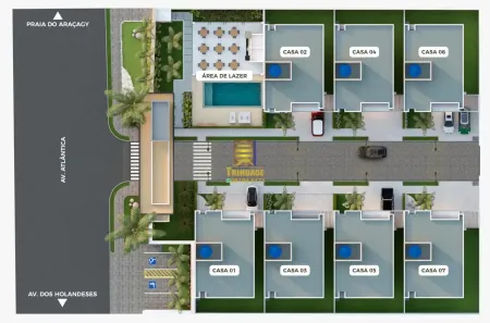 Casa de Condomínio com 4 Quartos à venda, 199m² no Araçagy, São José de Ribamar