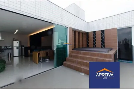 Cobertura com 4 Quartos para alugar, 210m² no Castelo, Belo Horizonte