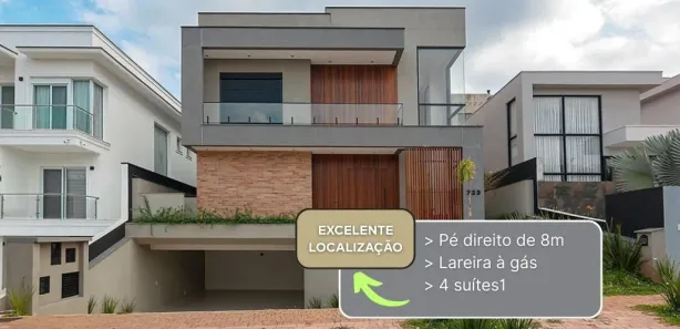 Casa de Condomínio com 4 Quartos à venda, 480m² no Alphaville, Santana de Parnaíba