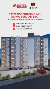Apartamento com 2 Quartos à venda, 48m² no Vila das Flores, São José dos Campos