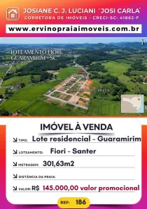 Lote/Terreno à venda, 301m² no Amizade, Guaramirim