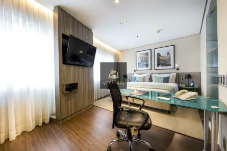 Flat com 1 Quarto para alugar, 33m² no Vila Olímpia, São Paulo