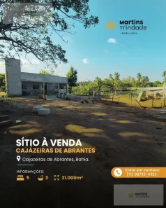 Fazenda/Sítio com 4 Quartos à venda, 31000m² no Cajazeiras de Abrantes (Abrantes), Camaçari