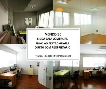 Sala Comercial à venda, 36m² no Centro, Curitiba