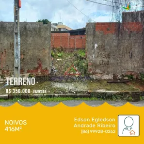Lote/Terreno à venda, 390m² no Noivos, Teresina