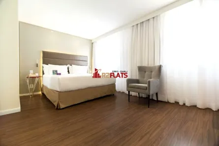 Flat com 1 Quarto para alugar, 60m² no Vila Olímpia, São Paulo
