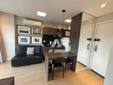 Apartamento com 1 Quarto para alugar, 44m² no Batel, Curitiba