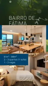 Apartamento com 3 Quartos à venda, 88m² no Fátima, Fortaleza