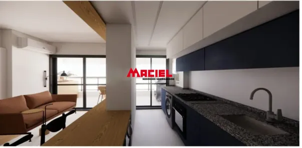 Apartamento com 1 Quarto à venda, 46m² no Condomínio Royal Park, São José dos Campos