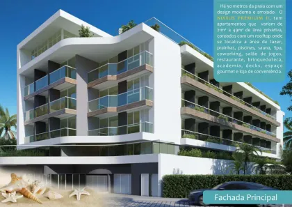 Apartamento com 1 Quarto à venda, 21m² no Porto de Galinhas, Ipojuca