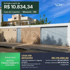 Casa com 3 Quartos à venda, 115m² no Abolição, Mossoró