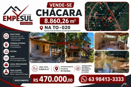 Fazenda/Sítio com 3 Quartos à venda, 200m² no Plano Diretor Sul, Palmas