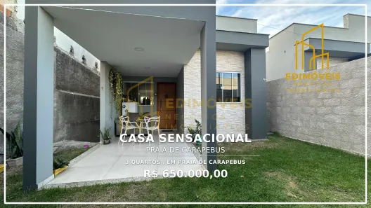 Casa com 3 Quartos à venda, 115m² no Praia de Carapebus, Serra