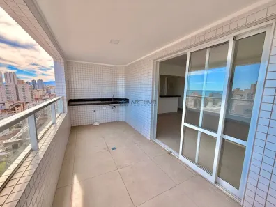 Apartamento com 2 Quartos para alugar, 89m² no Canto do Forte, Praia Grande