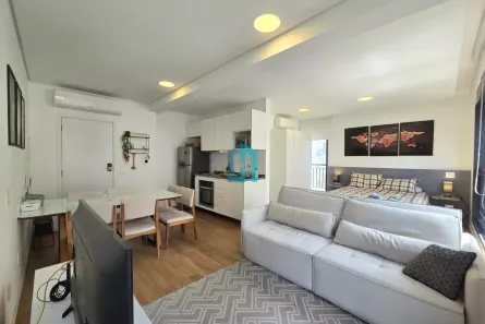 Apartamento com 1 Quarto para alugar, 41m² no Indianópolis, São Paulo