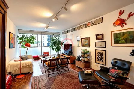 Apartamento com 3 Quartos para alugar, 126m² no Indianópolis, São Paulo