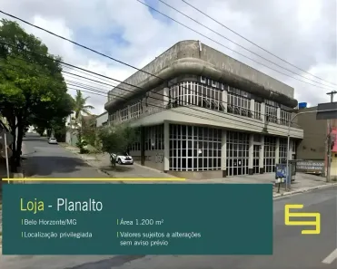 Ponto Comercial para alugar, 1200m² no Planalto, Belo Horizonte